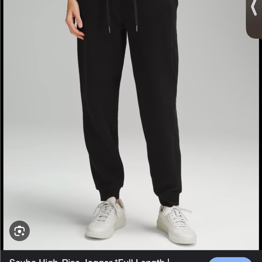 Black Lululemon Scuba Jogger Pants